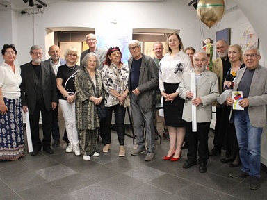 Wernisaż wystawy prof. Michała Klisia w Żywieckiej Bibliotece Samorządowej