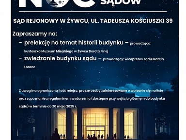 Noc Otwartych Sądów w Żywcu